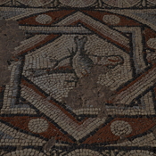 Heraclea Lyncestis, Large basilica, Nave, Mosaic, Fish