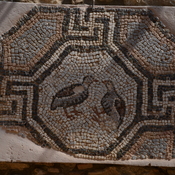 Lychnidus, Small Byzantine basilica, Mosaic with birds