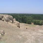 Remains of Charsadda, probable site of ancient Pushkalavati / Peucelaotis, western hill