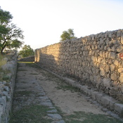 Taxila, Jandial, Hellenistic temple, wall