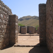 Taxila, Monastery of Jaulian, Entrance