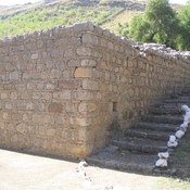 Taxila, Monastery of Mohra Moradu, Wall