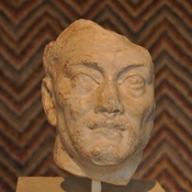 Marble head of emperor Balbinus, Athens?