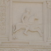 Adamclisi, Trophee of Trajan, Metope with cavalry (cast)