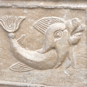 Relief of a dolphin
