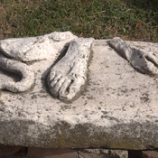 Viminacium, Feet of a statue of Asclepius