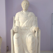 Viminacium, Statue of a seated man (reconstruction)
