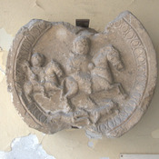 Calma, Tondo with two hunters