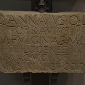 Vrhnika, Tombstone of the freedmen Annaius and Torravius