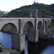 Alcántara, Bridge with Trajan arch and river Tagus