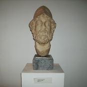 Carmona,  Bust of Mars, found in one of the tombs