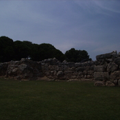 Emporiae, Remains of the wall of the second (Greek) town