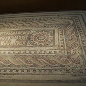 Emporiae, Mosaic with Roman Christian inscription 