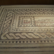 Emporiae, Mosaic with Roman Christian inscription 