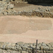 Emporiae, Remains of a house in the second (Greek) town, Mosaic