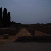 Emporiae, Forum and stoa in the Roman quarter