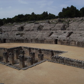 Itálica, Remains of amphitheater