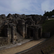 Itálica, Remains of amphitheater