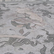 Itálica, House of Neptune, mosaic with aquatic animals