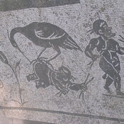 Itálica, House of Neptune, Pygmees fighting cranes
