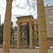 Tarraco, Four columns with architrave on former forum