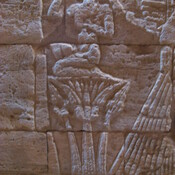 Musawwarat es-Sufa, Temple of Apedemak, Relief of Horus seated on a lotus
