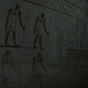 El-Kurru, Kushite tombs, Wall painting, Deities and text