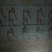 El-Kurru, Kushite tombs, Wall painting of eight deities