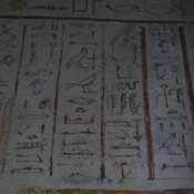 El-Kurru, Kushite tombs, Wall painting of hieroglyphs