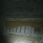 El-Kurru, Kushite tombs, Wall painting of a mummy