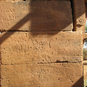 Naqa, Chapel of Hathor, Graffiti