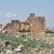 Cyrrhus, Remains of square with remains of basilica