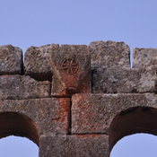 Mushabbaq,  Remains of Byzantine basilica church, interior of absis
