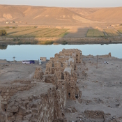 Fortress Zenobia, North wall with river Euphrates