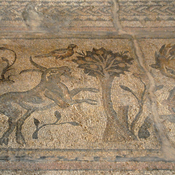 Apamea, Mosaic lion  hunting cattle