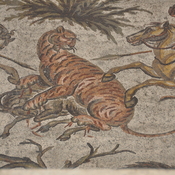 Apamea, Mosaic presenting Adam and phoenix found in church