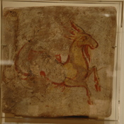 Dura Europos, Synagogue ceiling tile with centaur and fish
