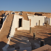 Ebla, Fotograph of archive with tablets at place
