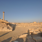 Palmyra, Remains of camp of Diocletian,  principia/commanders house, decoration