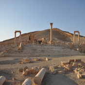 Palmyra, Remains of camp of Diocletian,  temple of the standards4 ab