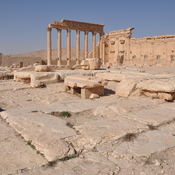 Palmyra, Temple of Baal, basin before destruction in 2016