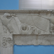 Palmyra, Baalshamem, relief Aglibol, god of the moon, presented as aegle with griffins