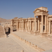 Palmyra, Theater, seats, orchestra and scene