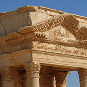 Palmyra, Temple of Al-Lat,  statue of the goddess