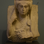 Palmyra, Funerary bust of two man and a girl