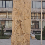 Til Barsip, Stele with relief of Teshub, the Hurian god of storm and sky