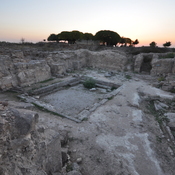 Ugarit, Remains of reception hall of the palace