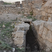 Ugarit, Remains of royal palace sewer
