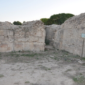 Ugarit, Remains of royal palace throne hall