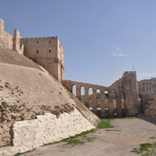 Aleppo, Citadel, entrance and gatehouse